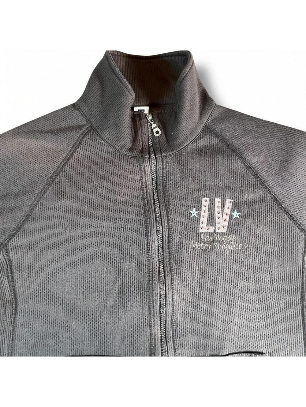 Las Vegas Motor Speedway Pink Bedazzled Zip Up Jacket
